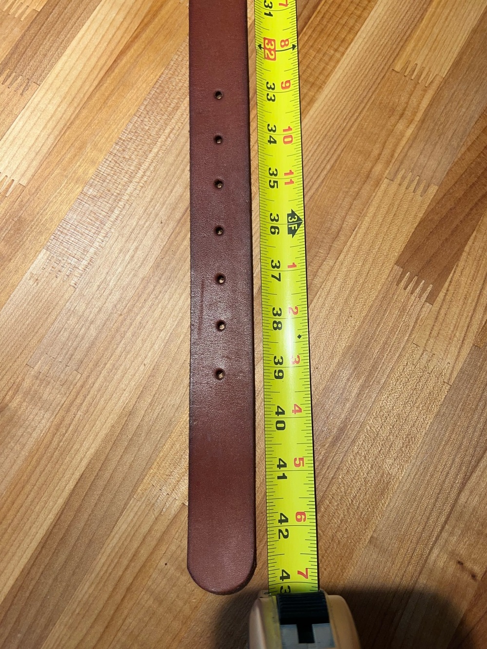 🤎Nixon Americana Slim Brown Leather Belt w Silver Buckle • Unisex - Picture 5 of 5